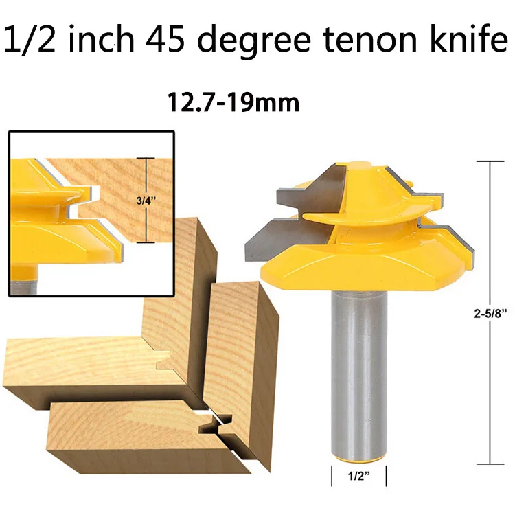1/2 inch 45 degree tenon knife Reversible Finger Joint Glue Joint