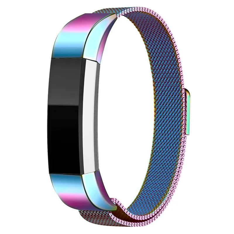 Браслет на магнитной застежке Миланский ремешок для часов Fitbit Alta Fit Bit HR сменный