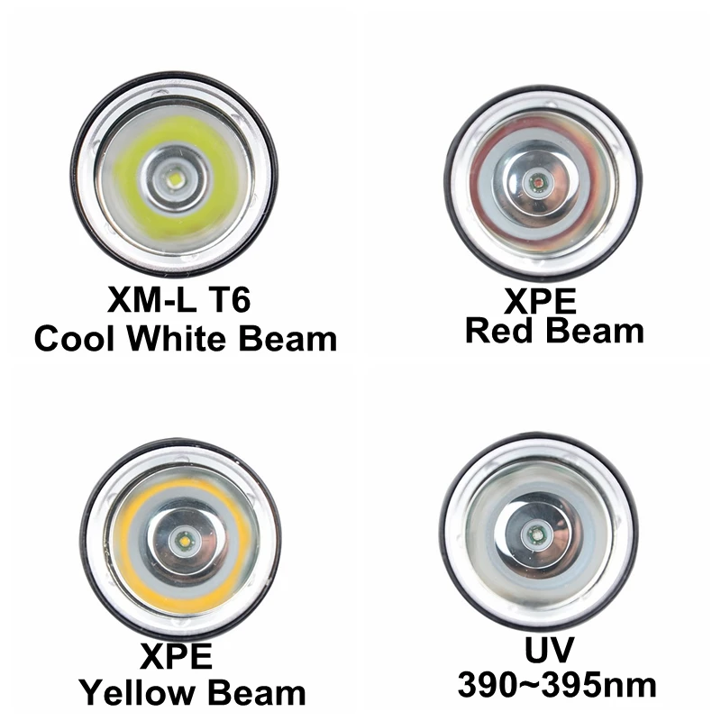 1800LM CREE XM-L2 XML T6 светодиодный Фонари Водонепроницаемый подводный Дайвинг 18650 фонарик Dive факел света лампы