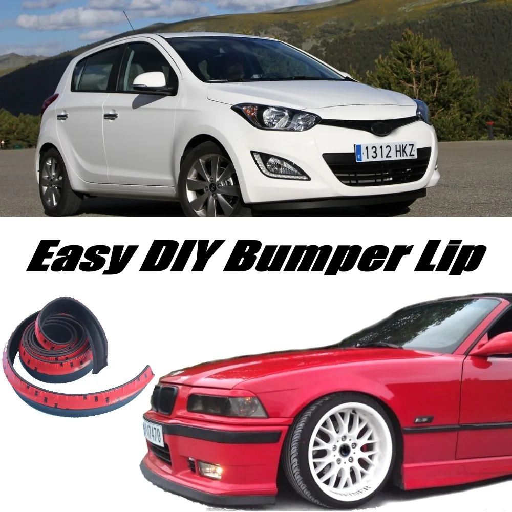 Trim Design Splitter Bumper Lip Deflector For Hyundai ix20 ix 20