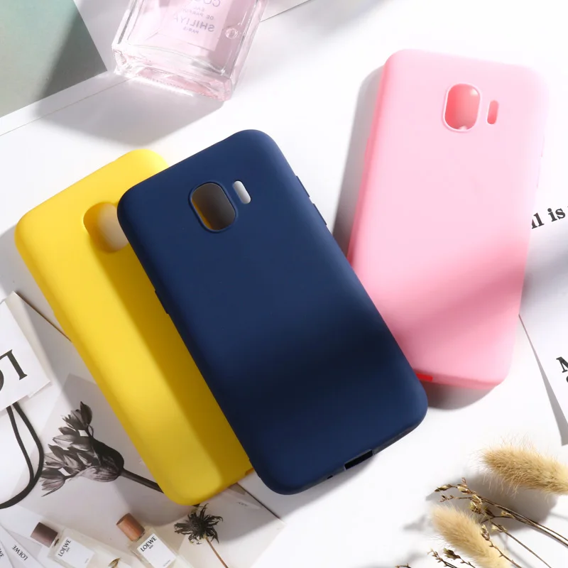 

For Samsung Galaxy J2 Pro 2018 Case Cover Candy Color Soft Tpu Back Cover Coque For Samsung Grand Prime Pro J250 Cases Fundas
