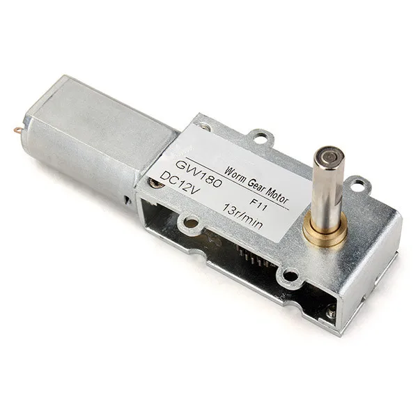 

GW180 Low Speed High Torque Turbo Motor DC 12V 13rpm Worm Gear Reducer Motor