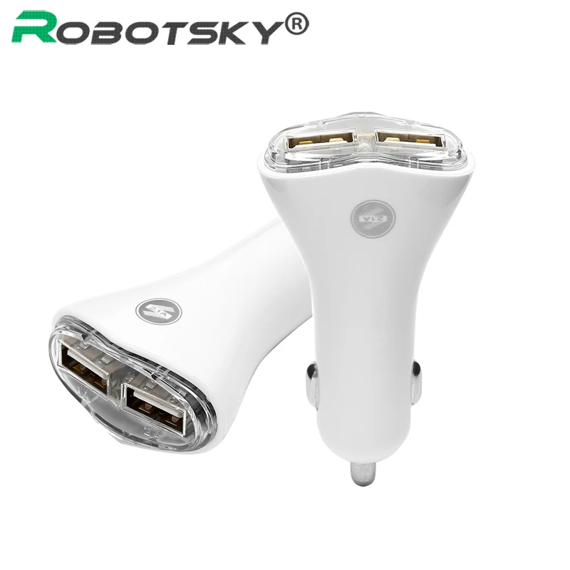 

QC2.0 Quick car Charger 2.0 Car Dual Port USB Charger Adapter Universal Mobile Phone Car-Charger