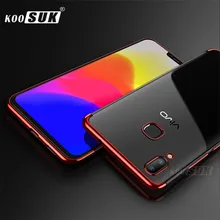 

KOOSUK Transparent Electroplated Phone Case For BBK VIVO Y85 Back Cover TPU Plating Cases For BBK VIVO V9 Shell