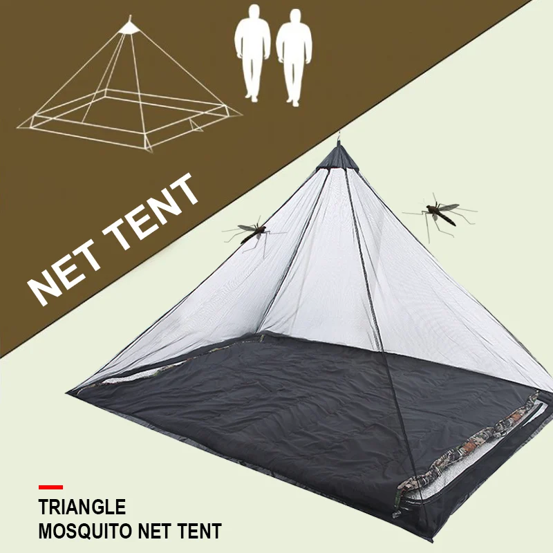 

Practical Tent Mosquito Net Survival Kit Hanging Camping Tents 2 Colors Travel Sturdy Shelters Durable