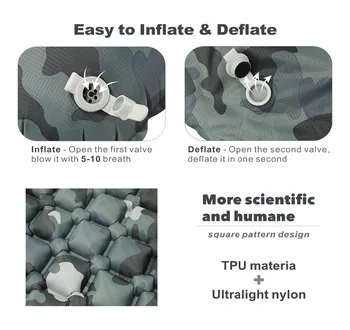 HitorHike Inflatable Sleeping Mat With Pillow 3