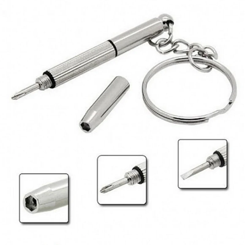 Mini Multi function Eyeglass Screwdriver 3in1 Eyeglass Screwdriver