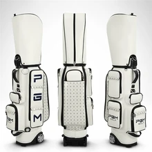 Pgm, Женская Стандартная сумка для гольфа, ПУ, водонепроницаемая, сумки для гольфа, большая емкость, для путешествий, сумки для гольфа, профессиональные, для гольфа, Клубные пакеты D0082