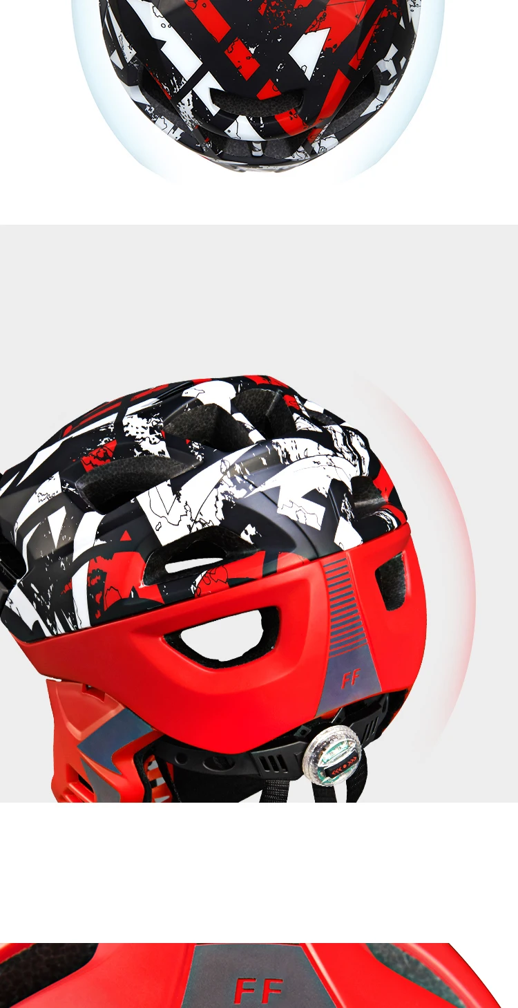 GUB детский тренажер велосипедный шлем Fullface вездеход MTB Велоспорт даунхи Детский велосипедный спортивный шлем безопасности внедорожный горный