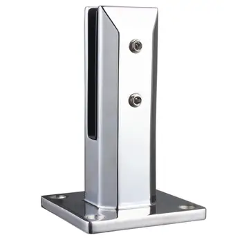 

Handrails & Square Balustrades Stainless Steel Glass Spigot Pool Fence Frameless Balustrade Spigots Clamp Brushed Nickel &Chrome