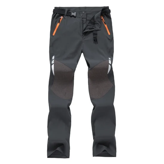 Светоотражающие летние походные брюки мужские Ультра-тонкие быстросохнущие брюки для альпинизма мужские походные брюки для путешествий AM378 - Цвет: gray