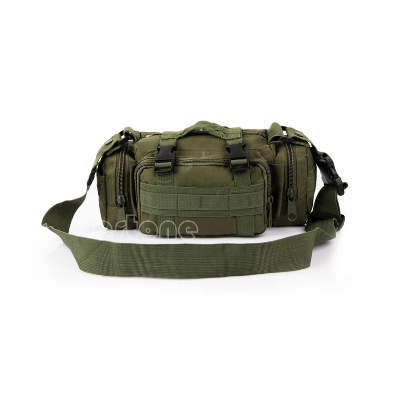 Новинка, Тактическая Военная Сумка, поясная сумка, сумка через плечо, сумка для походов - Цвет: Армейский зеленый