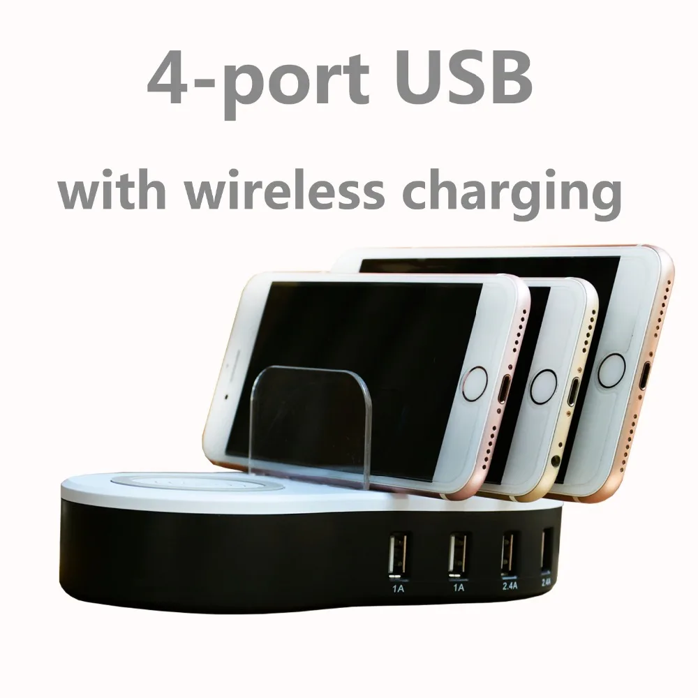 Mobile Phone Holder Porous Usb Charging Wireless Charging Bracket Charging Dock For Smart Phones Mobile Phone Holder Porous Usb Charging Wireless Charging Bracket Charging Dock For Smart Phones