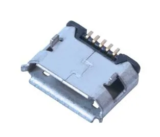 1000 шт./ленты и катушки Micro USB 2.0 Разъём B Тип 5pin SMT гнездовая правый угол 2 Поддержка Шпильки TH SMD оплавления припоя