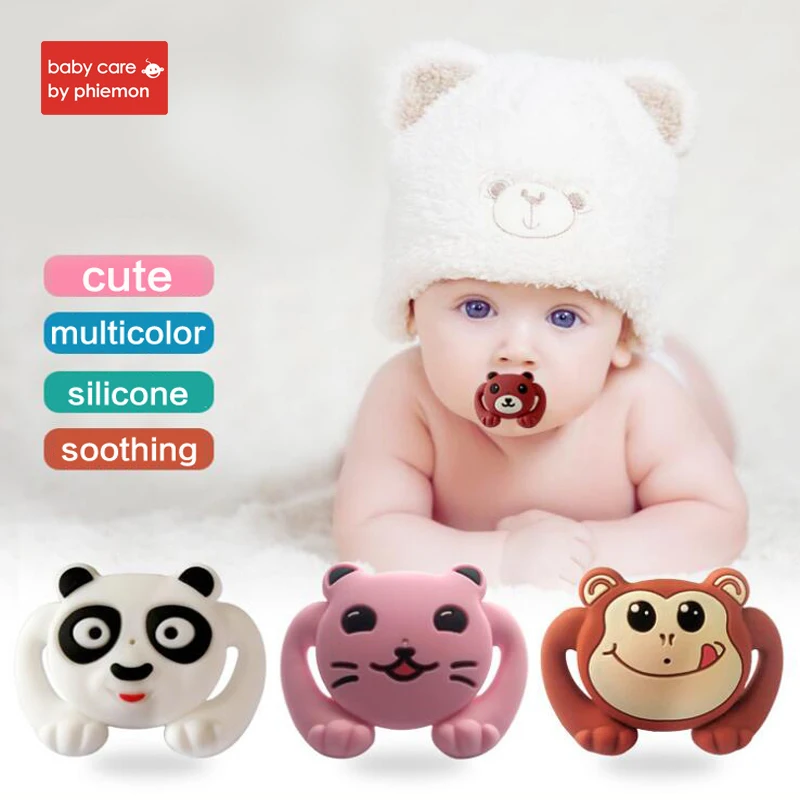 Baby Pacifier Funny Dummy Nipple Teether Soother Toddler Pacy Orthodontic Teat