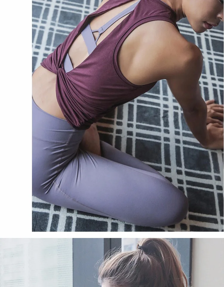 Le NaKai, женские рубашки для йоги с открытой спиной, розовый топ для тренировок, йоги, майка для спортзала, фитнеса, без рукавов, укороченный топ, спортивная одежда для активного отдыха