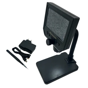 

4.3" LCD Digital Microscope 1-600x USB Microscope Video Camera Recorder HD 3.6 Mega Pixel With Bend Pipe Support