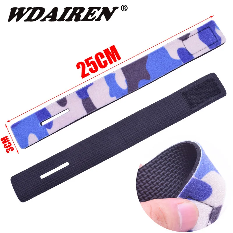 WDAIREN قابلة لإعادة الاستخدام الصيد قضيب التعادل حزام حامل الحمالات قضيب حزام هوك حلقة كابل العلاقات صندوق معالجة الصيد بيكي اكسسوارات