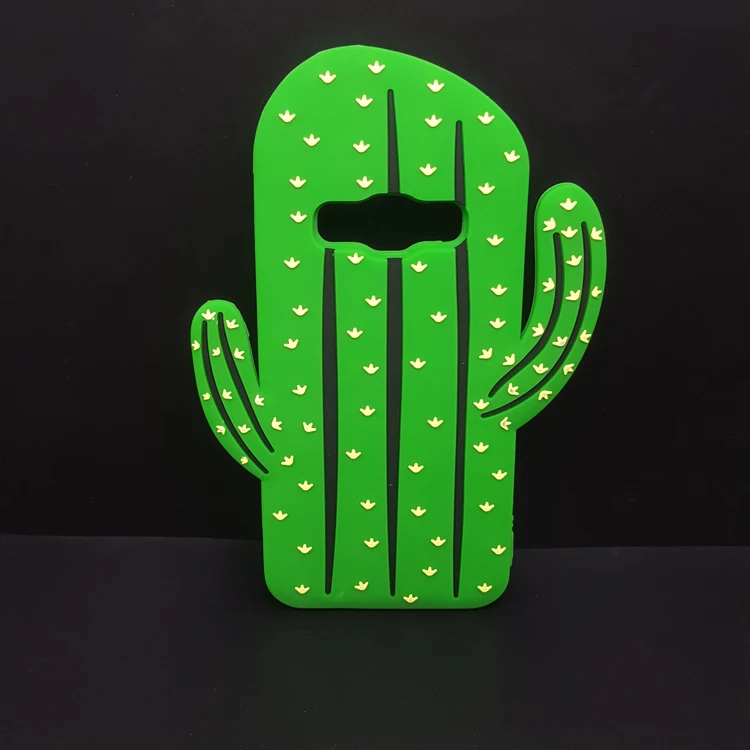 

Silicone Phone Case For Samsung GALAXY A5/E5/J5/A7/E7/J7 J3 2015/2016/J3 2017/J3 J7 Prime/ON7 A5 2017 3D Cactus Rubber Cover