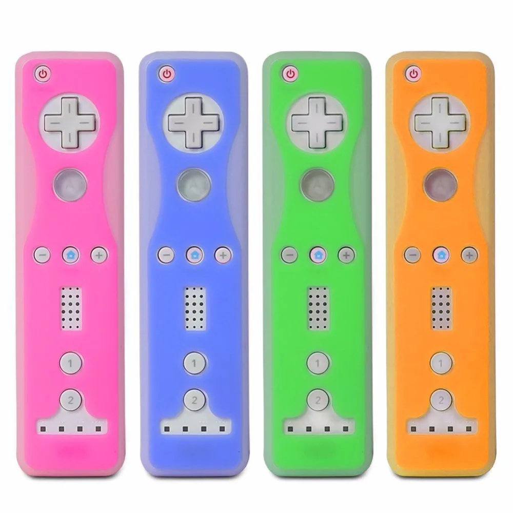 2 упаковки контроллер жестов и нунчак джойстик кремниевое наружное покрытие для nintendo wii консоль игровая