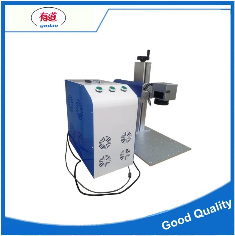 

split Label 20w Raycus Fiber Laser Marking Machine For Stainless Steel cheap metal Desktop 20W laser engraving machine