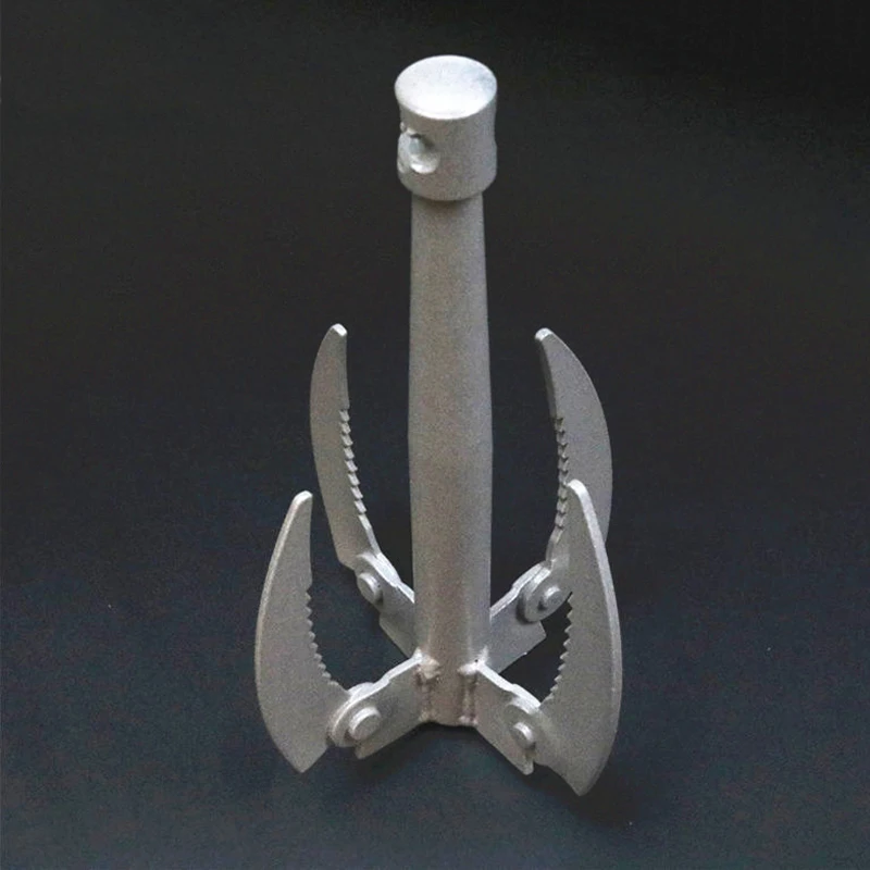 06 JDSR Folding Four-Tooth Anchor Knife Mowing Knife Garden Plants Weeder Weed Remover Water Grass Sickle For Seaweed Cutting Tools