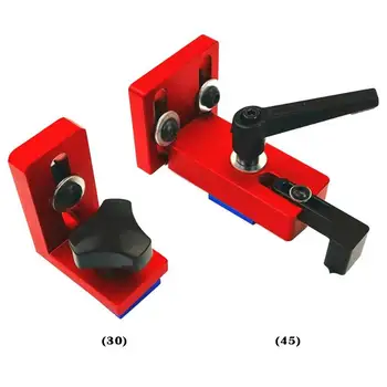 

1PCS T-track Slot Connector 30/45 Sliding Brackets (Red Serie) Chute Woodworking Machinery Part Module T Track T-stop Aluminium
