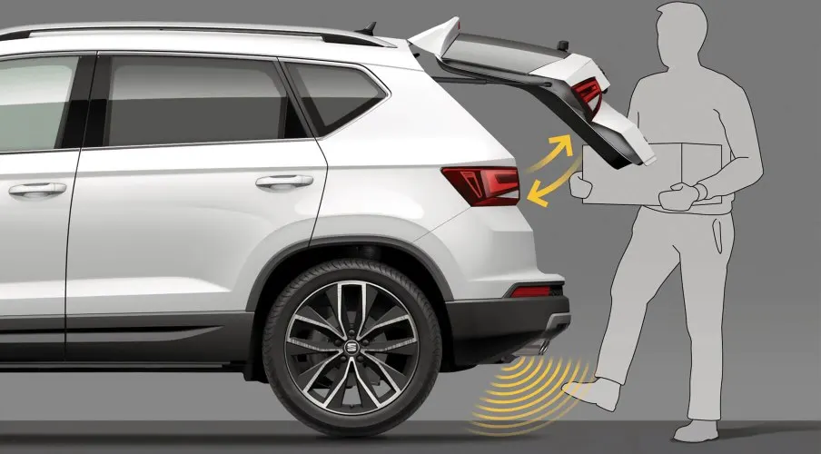 Handsfree Trunk Access Footkicking Sensor Open And Close Liftgate