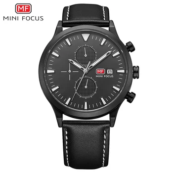 

Mens Watches Top Brand Luxury Waterproof Date Quartz Watch Man Leather Sport Wrist Watch Men Waterproof Clock
