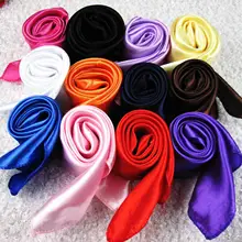 50 см, яркие цвета, женский шелковый шарф, Модная шелковая шаль, покрытие для головы, женские профессиональные маленькие квадраты, дизайн, Scaves FJ018
