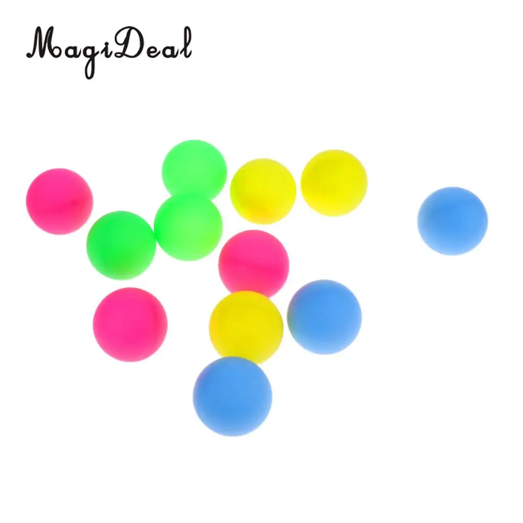 MagiDeal 12 Pieces Multi-functional Colorful Beer Balls Table Tennis Decoration Balls Entertainment Party Toy Raffle Balls 