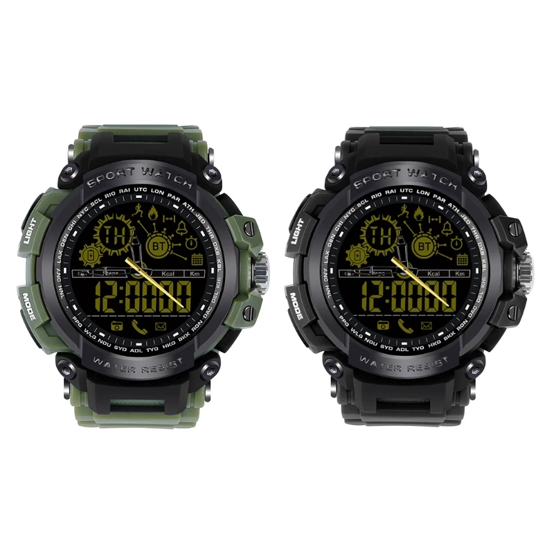 

Waterproof DX16 5 ATM Sport Smart Watches Activity Tracker For iPhone Android gai