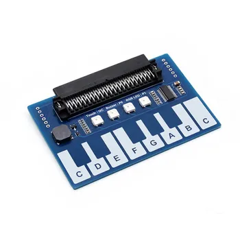 

Elecrow Mini Piano Module with I2C Interface for Micro: bit 13 Touch Keys to Play Music with 4x RGB LEDs DIY Kit for instrument