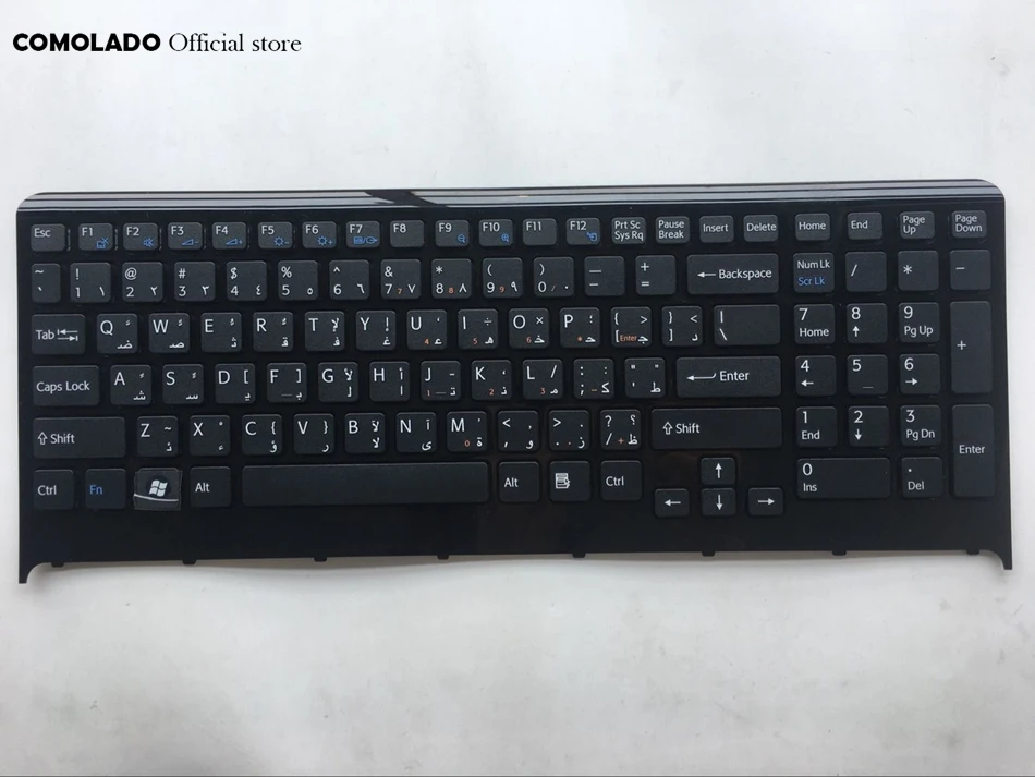 AR keyboard For Sony VPC-F2 F21 F22 F3 F2 series with Frame Laptop Keyboard AR Layout (2)