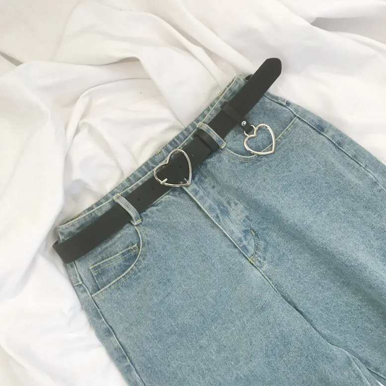Новый Дизайн Сердце застежка для девочек Горячая Любовь pin застежка с Студенческие милые подарки для girlfriend jeans панк бар пояс широкий женские