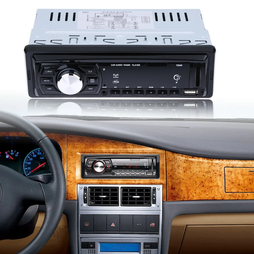 

V2.0 12V Car Radio Stereo Audio MP3 Player In-dash Single 1 Din FM Receiver Aux Receiver MP3 Remote Control Radio Remote Control