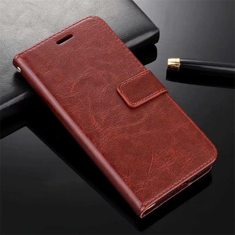 

For Coque Case On Xiaomi Redmi 6a Cases Xiomi Redmi 6a 6 Pro Cover Flip Leather Silicone Magnetic Wallet Luxury Black Shockproof