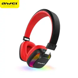 Новые AWEI A760BL v4.2 Bluetooth наушники объемного 3D стерео Беспроводная гарнитура со вспышкой Шум снижение