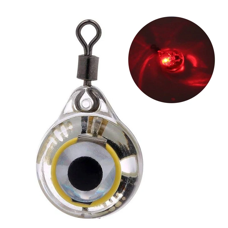 Светодиодные рыболовные приманки Ночной светильник на батарейках светящиеся Подводные приманки рыболовные приманки ALS88 - Цвет: Красный