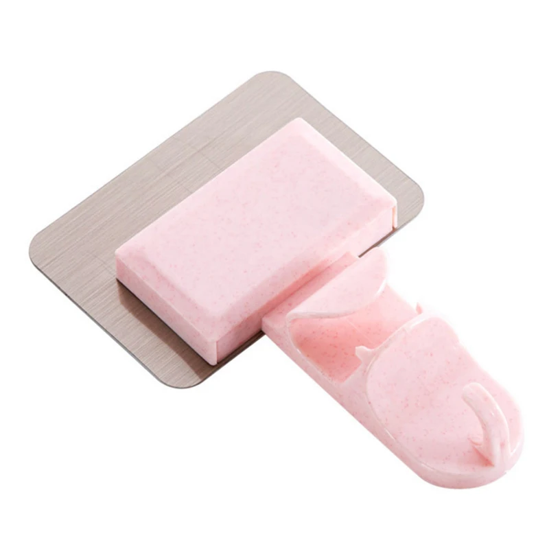 Mounted wall hook Storage Hook Wall Washbasin Hook Kitchen Creative Without Scar Hanger Bathroom Strong Wall Hanging Basin Rack