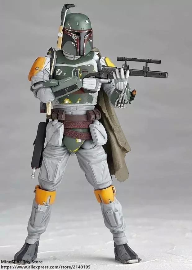 

DISNEY Star Wars REVO 005 Boba Fett 16cm Action Figure Posture Model Anime Decoration Collection Figurine Toys model for gift