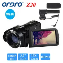 ORDRO HDV-Z20 1080P Full HD Digital Video Camera Camcorder 24MP 16X Zoom 3.0 ORDRO HDV-Z20 1080P Full HD Digital Video Camera Camcorder 24MP 16X Zoom 3.0