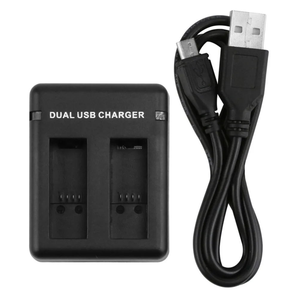 Camera USB Battery Charger Portable Dual Charging Slots indicator light