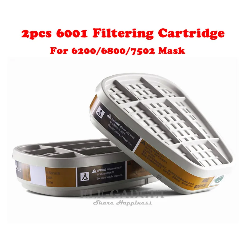 2pcs/Set 6001 Replace Filtering Cartridge Filter Box For Chemical