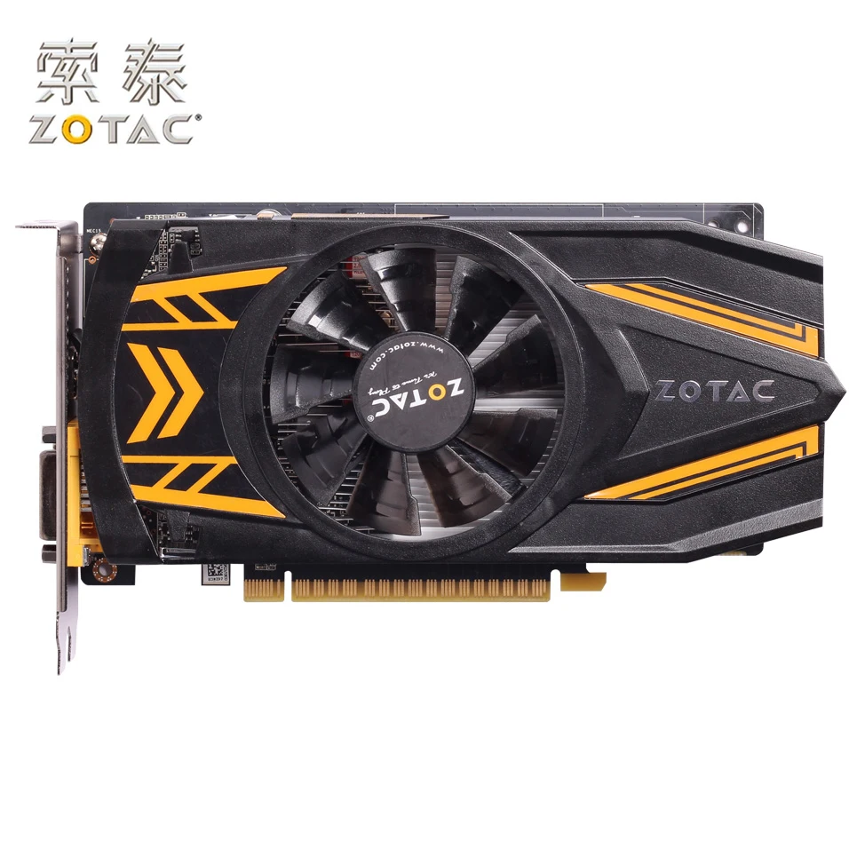 Оригинальная видеокарта ZOTAC GeForce GTX 650Ti-1GD5 Thunder PC для видеокарт NVIDIA GTX600 GTX650Ti 128 бит, используемых GTX-650 Ti