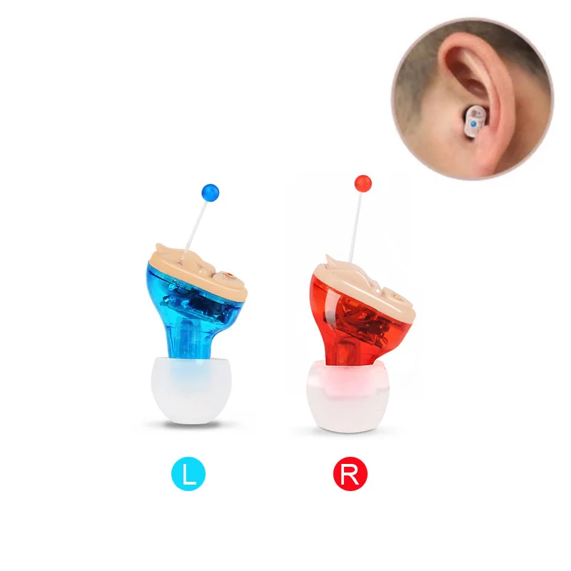 ZHONGDE Recharge Inner Ear Invisible Hearing Aid Adjustable Wireless Mini CIC Hearing Aids Left Right Ear Best Sound Amplifier ZHONGDE Recharge Inner Ear Invisible Hearing Aid Adjustable Wireless Mini CIC Hearing Aids Left Right Ear Best Sound Amplifier