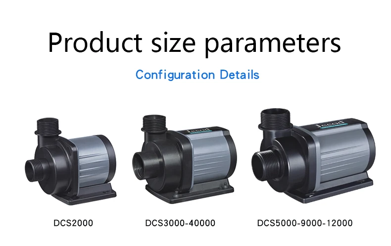 JEBAO/JECOD DCS2000-12000 насос с переменной частотой аквариумный погружной насос с регулируемым потоком ультра-тихий 110-220