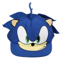 Fashion Sonic hip hop Cosplay Snap back Adjustable flat Cartoon hat