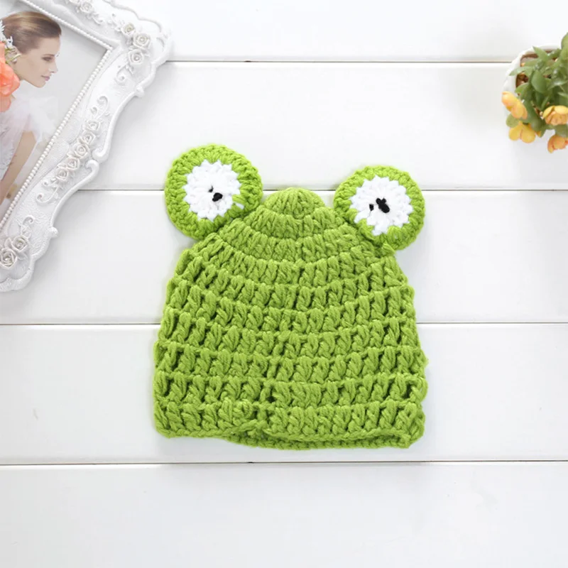 DreamShining-Cartoon-Baby-Hats-Handmade-Infant-Caps-Newborn-Photograph-Props-Crochet-Knitted-Cap-Unisex-Girls-Boys (3)