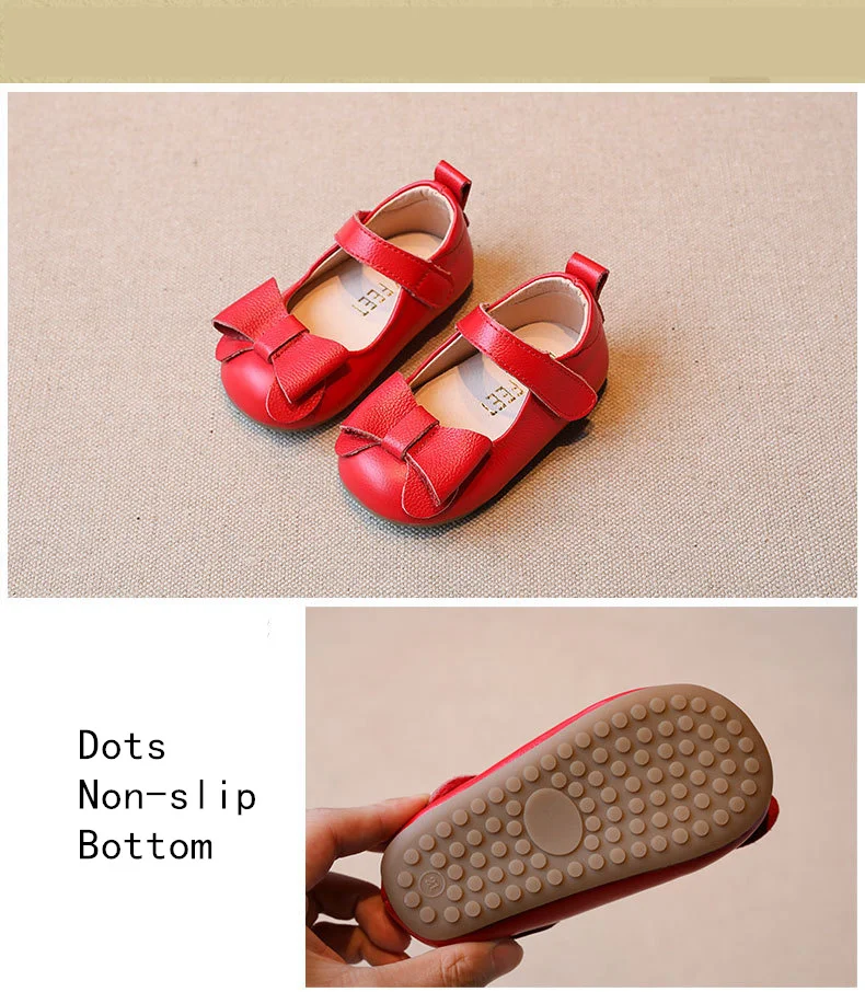 Arco do Bebê Sapatos de Dança Caminhantes do Bebê Upscale Couro Genuíno Meninas Princesa Mocassins Primeiros 7 Cheap Primeiros caminhantes